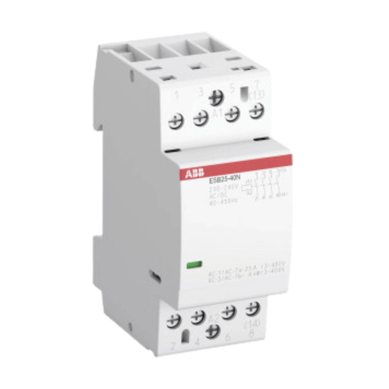 ABB ESB25-40N-06 Installationsschütz – 4S, 230–240V AC/DC