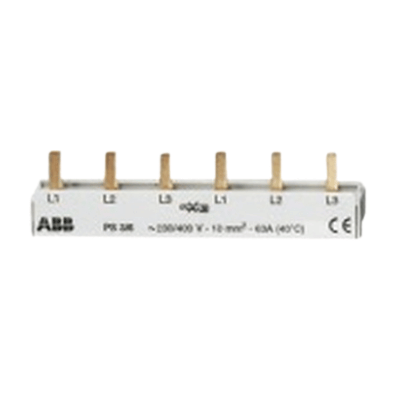 ABB PS3/6 Phasenschiene – 3-polig, 6 Pins, 10qmm