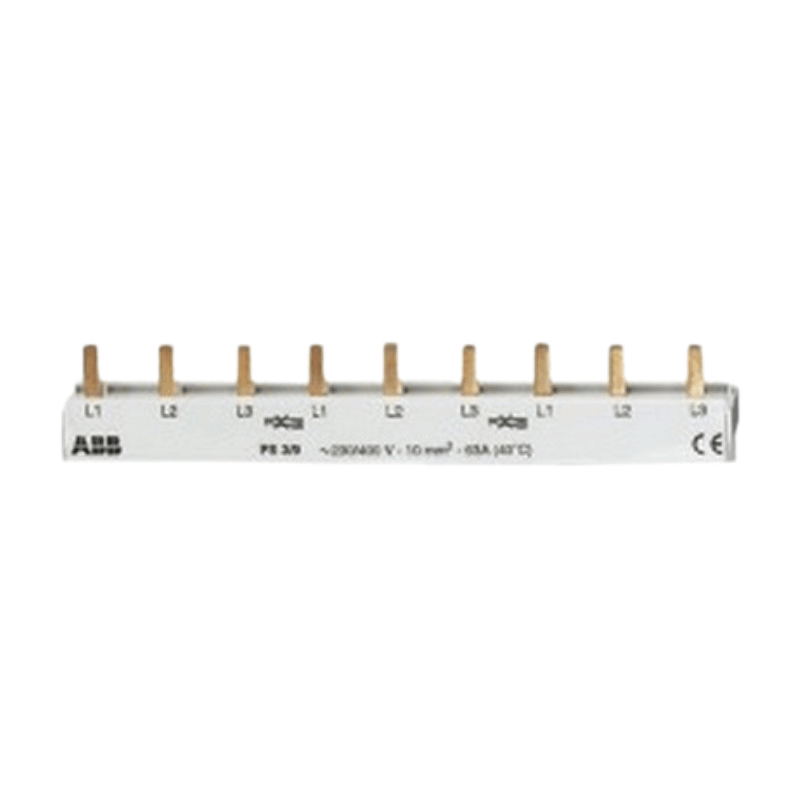 ABB PS3/9 Phasenschiene – 3-phasig, 9 Pins, 10qmm