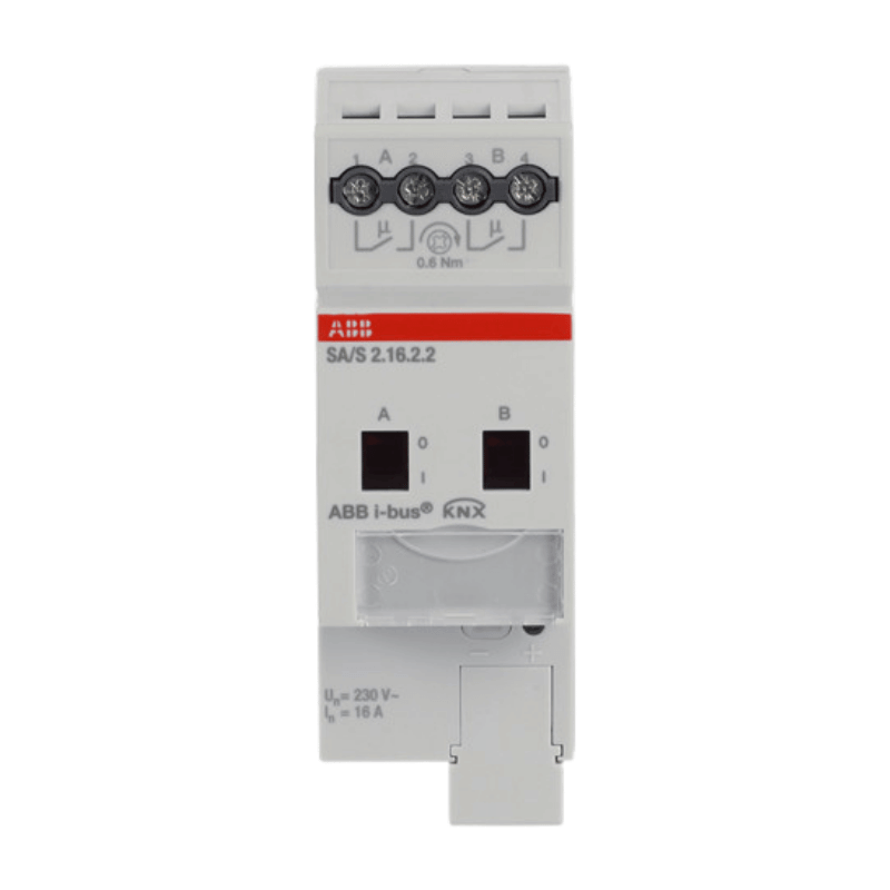 ABB SA/S2.16.2.2 KNX-Schaltaktor – 16 A, 2-fach