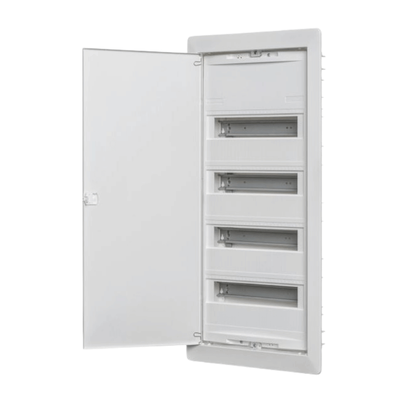 ABN A48UP Kleinverteiler – Amigo, 4-reihig, UP, Volltür, 330×710×90 mm