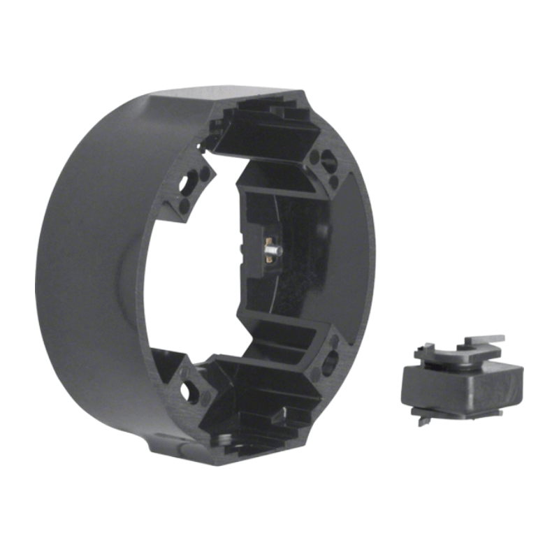 Berker 100101 Aufputz-Rahmen – Serie 1930, 1-fach, schwarz glänzend