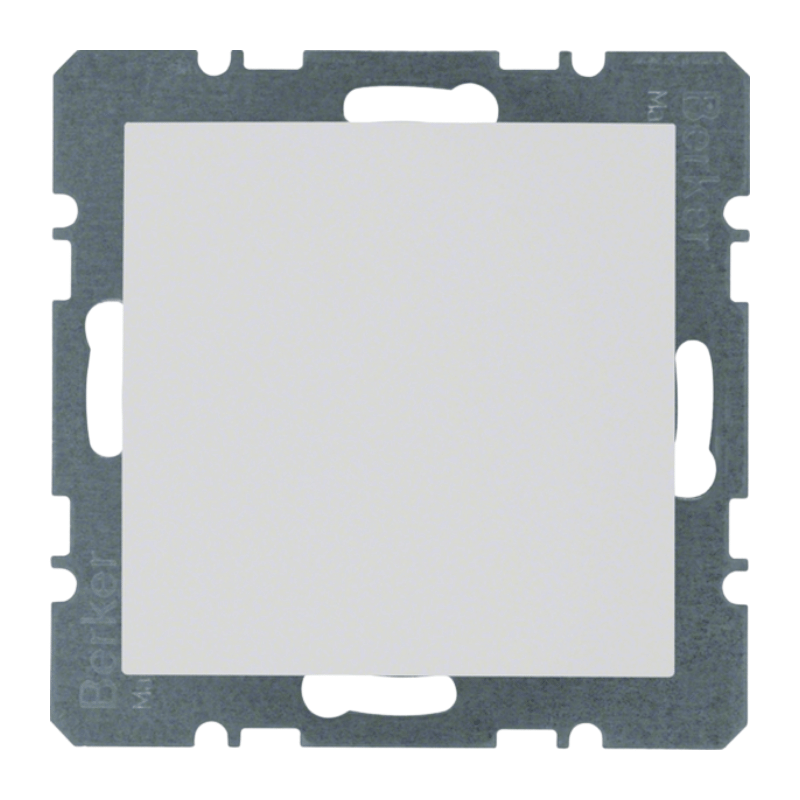 Berker 10091909 Blindabdeckung – S.1/B.3/B.7, ohne Krallen, polarweiß matt