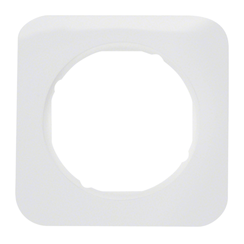 Berker 10112189 Rahmen – R.1, 1-fach, polarweiß glänzend