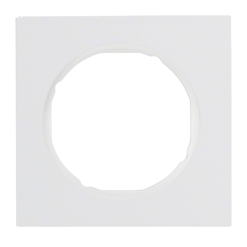 Berker 10112289 Rahmen – R.3, 1-fach, polarweiß glänzend