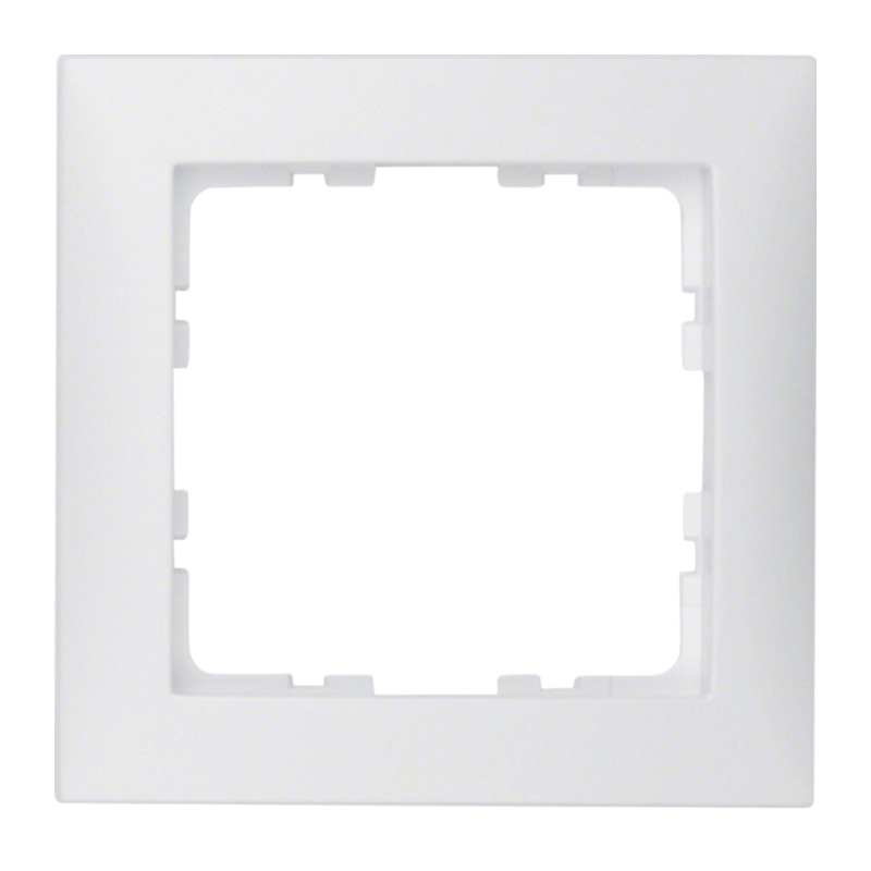 Berker 10119909 Rahmen – 1-fach, S.1, polarweiß matt