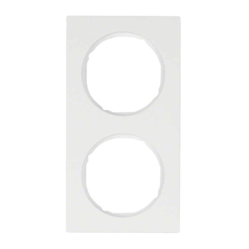 Berker 10122289 Rahmen – R.3, 2-fach, polarweiß glänzend