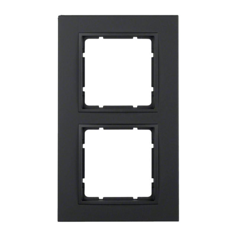 Berker 10126626 Rahmen – B.7, 2-fach, anthrazit matt