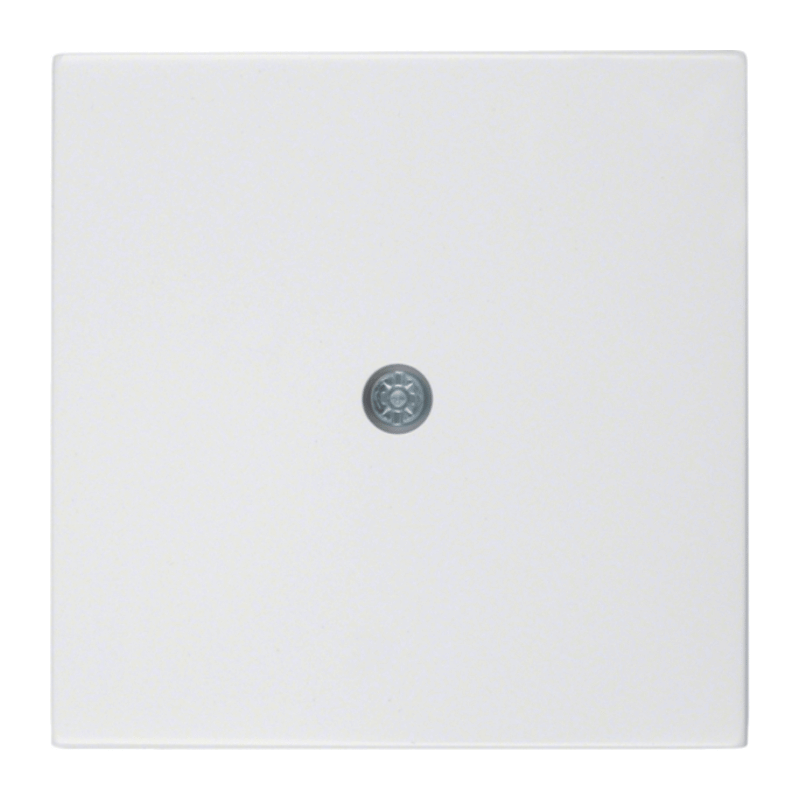 Berker 10198989 Abdeckung für Kabelauslass und VDo-Anschlussdose – S.1/B.3/B.7, polarweiß glänzend