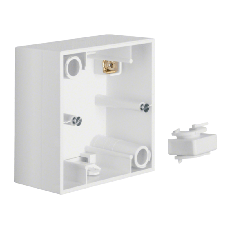 Berker 10418989 Aufputz-Gehäuse 1-fach – S.1, polarweiß glänzend