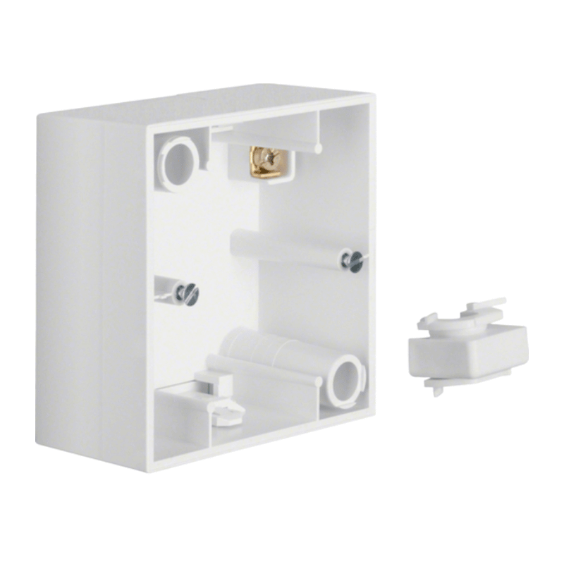 Berker 10418989 Aufputz-Gehäuse 1-fach – S.1, polarweiß glänzend