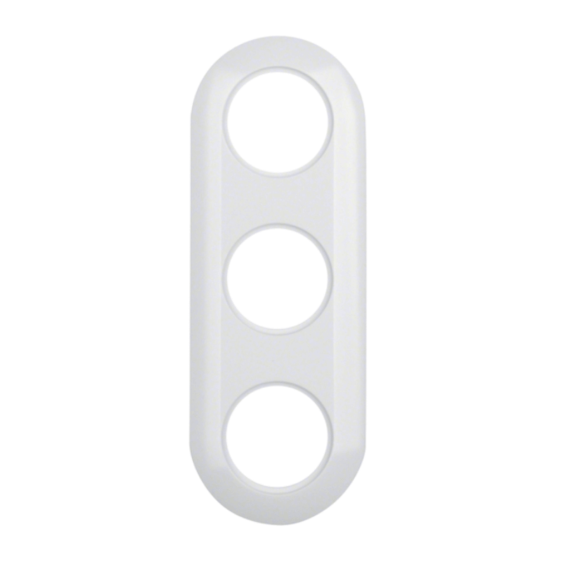 Berker 138139 Rahmen – Serie 1930, 3-fach, polarweiß glänzend