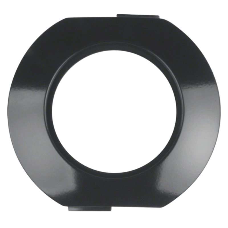 Berker 138151 Mittelrahmen – Serie 1930, 1-fach, schwarz glänzend