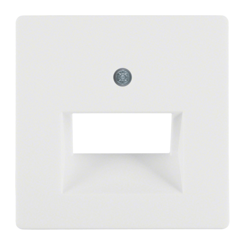 Berker 14096089 Netzwerkabdeckung – Q.1/Q.3, 2-fach, UAE, polarweiß samt