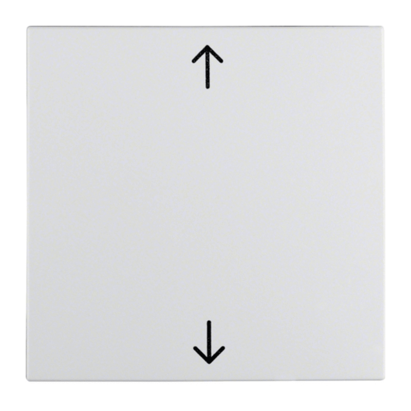 Berker 16201919 Wippe – S.1/B.3/B.7, Pfeil Symbol, polarweiß matt