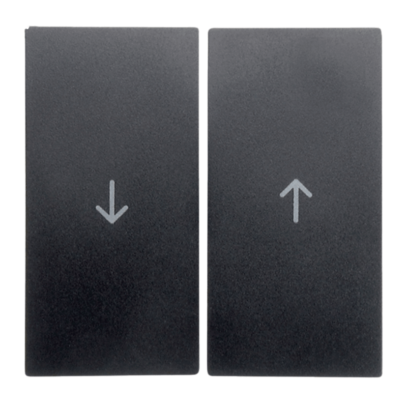 Berker 16251606 Wippe – S.1/B.3/B.7, 2-fach, Pfeil Symbole, anthrazit matt