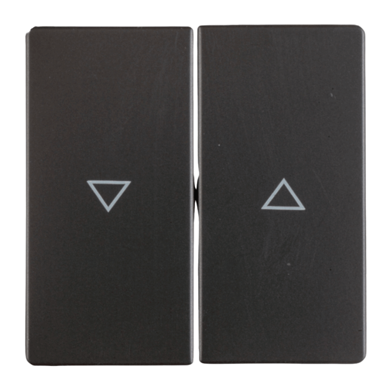 Berker 16256086 Wippe – Q.1/Q.3, 2-fach, Pfeil Symboe, anthrazit samt