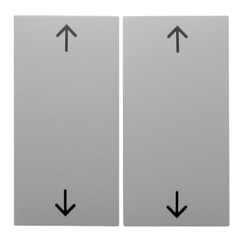 Berker 16448989 Wippe – S.1/B.3/B.7, 2-fach, Pfeil Symbol, polarweiß glänzend