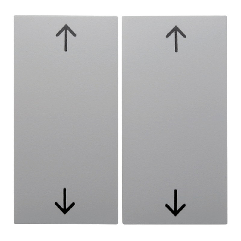 Berker 16448989 Wippe – S.1/B.3/B.7, 2-fach, Pfeil Symbol, polarweiß glänzend