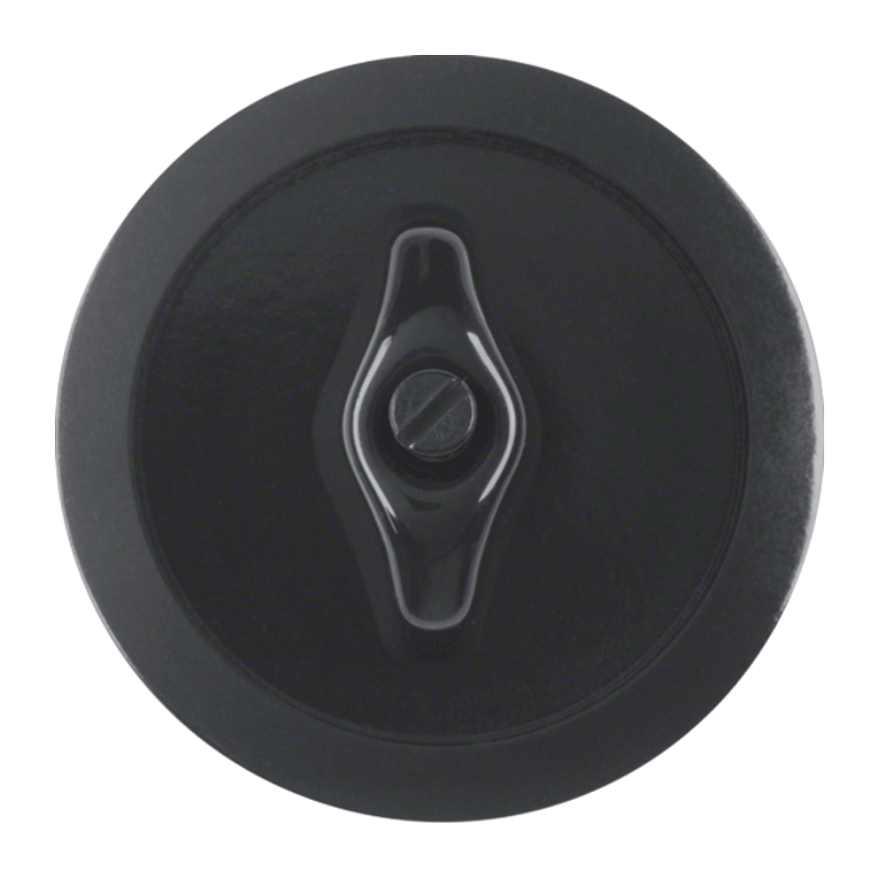 Berker 164701 Zentralstück – Serie 1930, mit Knebel, schwarz glänzend