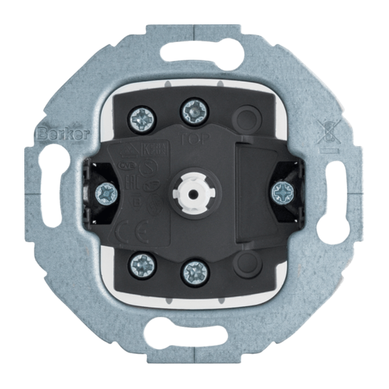 Berker 384603 Drehtaster Wechsler – Serie 1930/Glas/R.classic