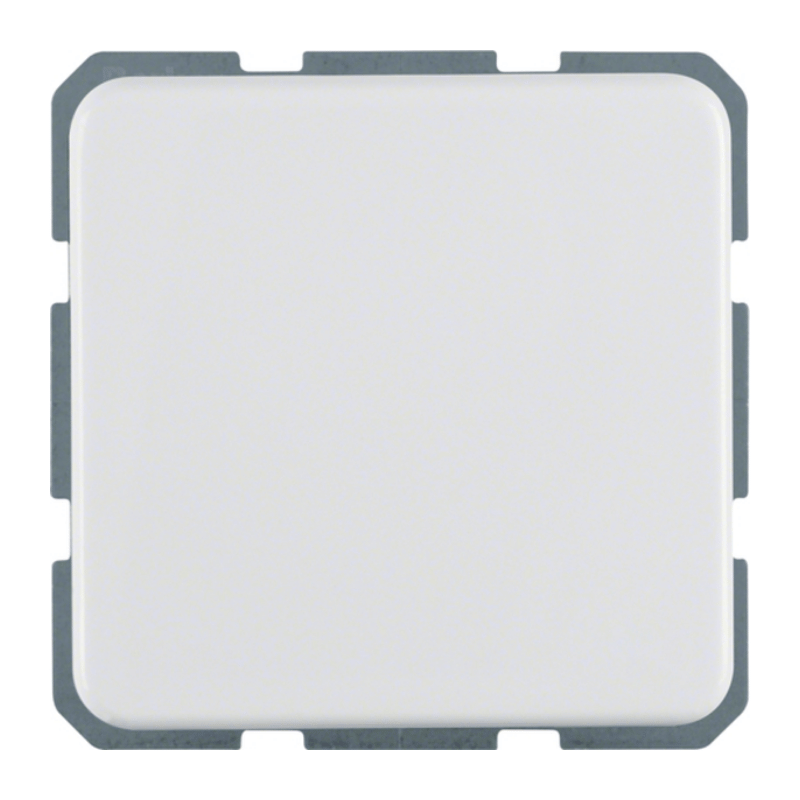 Berker 471509 Schuko-Steckdose – WG Up IP44, mit Klappdeckel, polarweiß glänzend