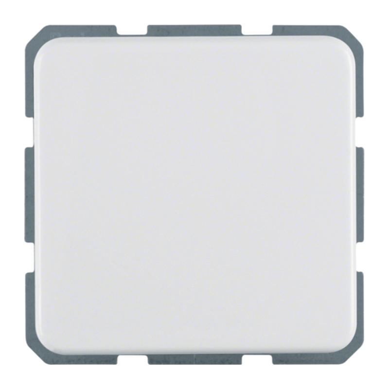 Berker 471509 Schuko-Steckdose – WG Up IP44, mit Klappdeckel, polarweiß glänzend