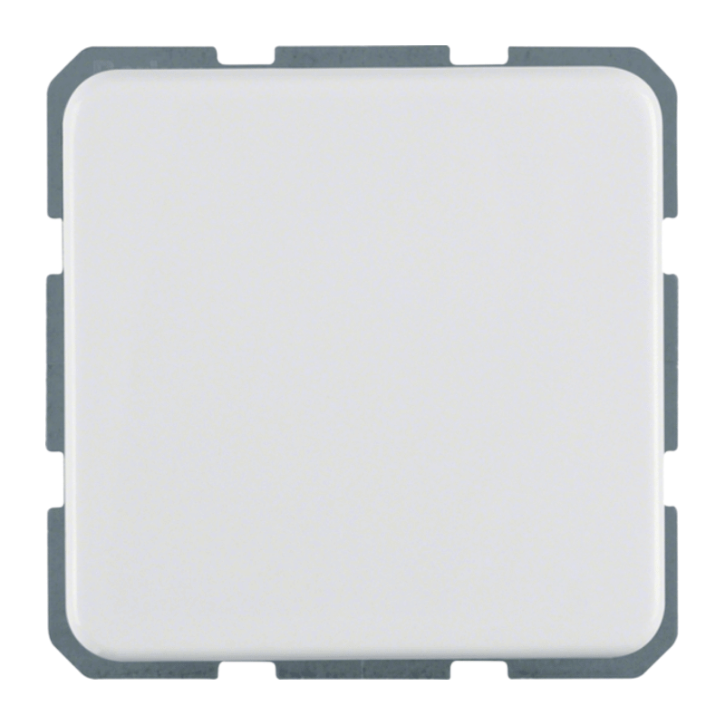 Berker 471609 Schuko-Steckdose mit Klappdeckel – WG Up, IP44, erhöhter Berührungsschutz, polarweiß glänzend