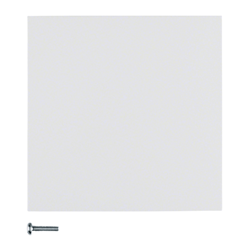 Berker 85141189 Tastdimmerabdeckung – S.1/B.3/B.7, 1-fach, polarweiß glänzend