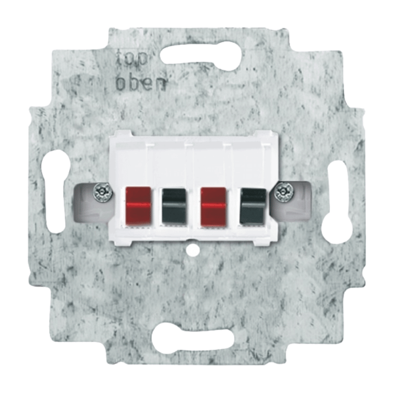 Busch-Jaeger 0248/04-101 Lautsprecher-Anschlussdose – 4-fach, alpinweiß