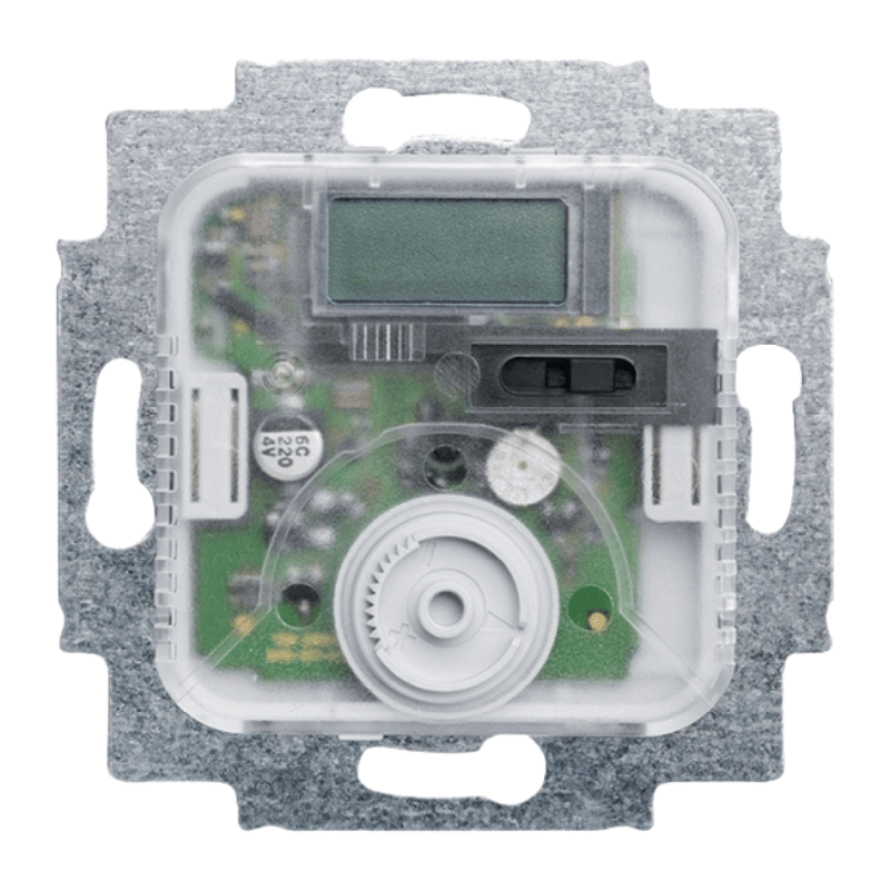 Busch-Jaeger 1095 UTA Raumtemperaturregler – Schiebeschalter, UP, Istwert-Anzeige