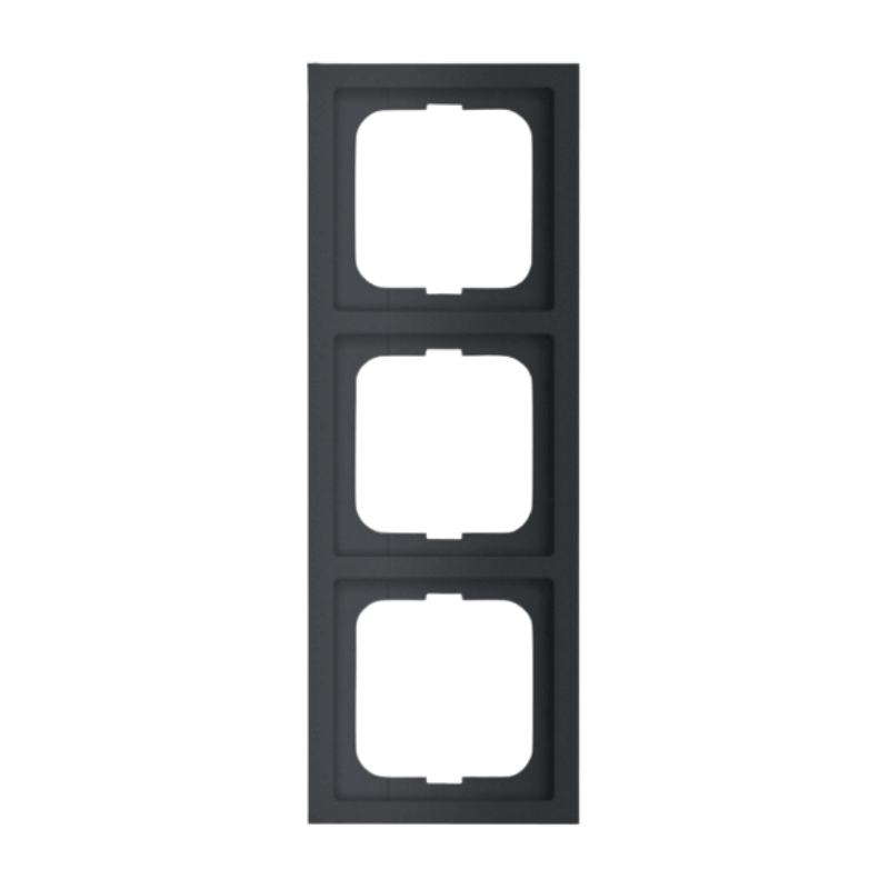 Busch-Jaeger 1723-885K Rahmen – Future Linear, 3-fach, schwarz matt