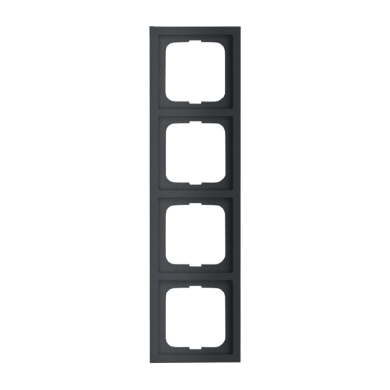 Busch-Jaeger 1724-885K Rahmen – future® linear, 4-fach, schwarz matt
