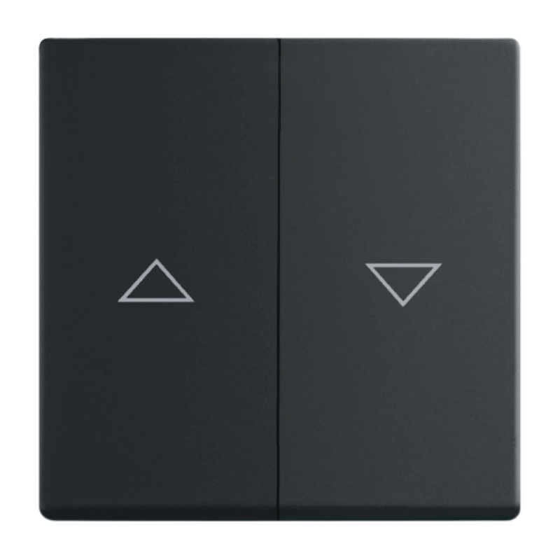 Busch-Jaeger 1785 JA-885 Jalousiewippe – Future, 2-fach, schwarz matt