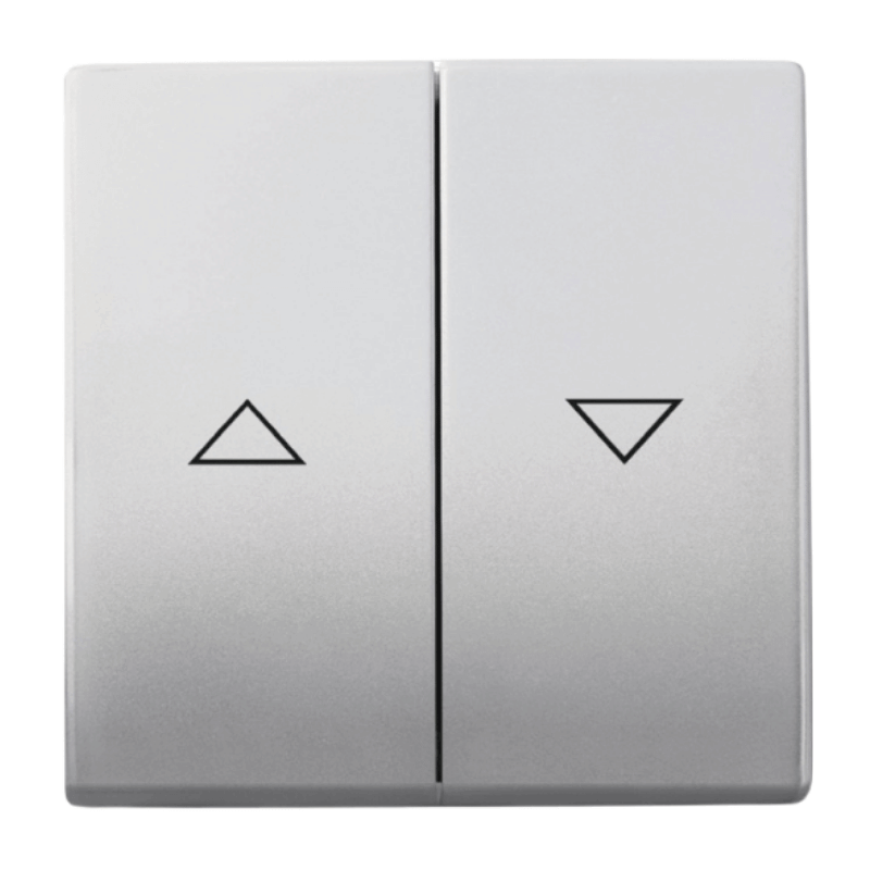 Busch-Jaeger 1785JA-866 Jalousiewippe – Future, 2-fach, edelstahl