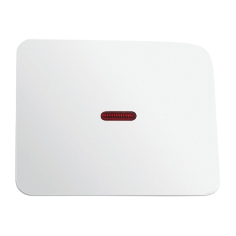 Busch-Jaeger 1789-24G Wippe – rote Kalotte, studioweiß