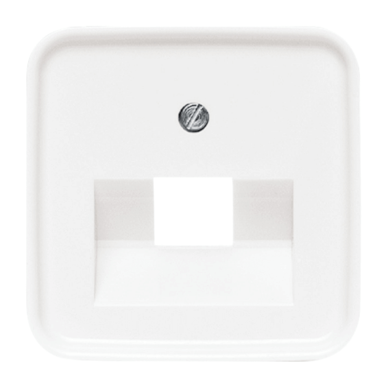 Busch-Jaeger 1803-214 Netzwerkabdeckung – Reflex SI, 1-fach, alpinweiß