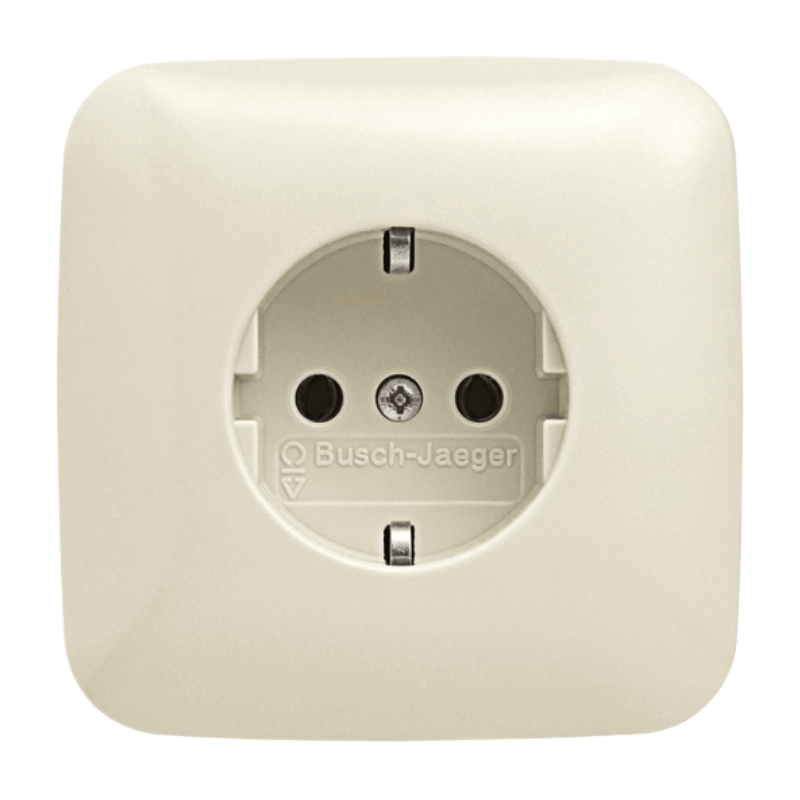 Busch-Jaeger 20EUJ-212 Schuko-Steckdose – Duro 2000, 1-fach, weiß