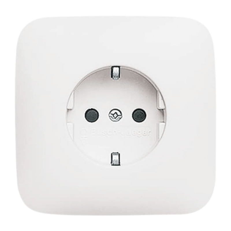 Busch-Jaeger 20EUJ-214 Schuko-Steckdose komplett – Reflex SI, 1-fach, alpinweiß
