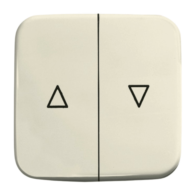 Busch-Jaeger 2504-212 Jalousiewippe – Duro 2000, 2-fach, weiß