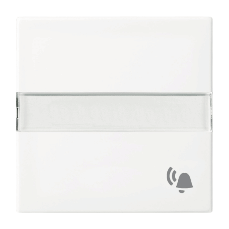 Busch-Jaeger 2506N/KI-914 Wippe – Balance SI, 1-fach, Schriftfeld, Klingel, alpinweiß