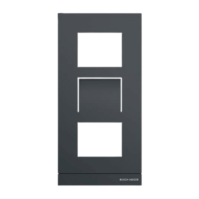 Busch-Jaeger 41383CF-B-03 Frontplatte Video Welcome – Gr. 1/3, anthrazit