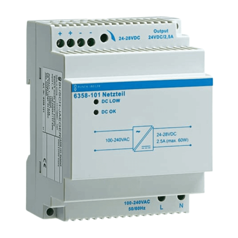 Busch-Jaeger 6358-101 Netzteil – 24 V REG, 60 W