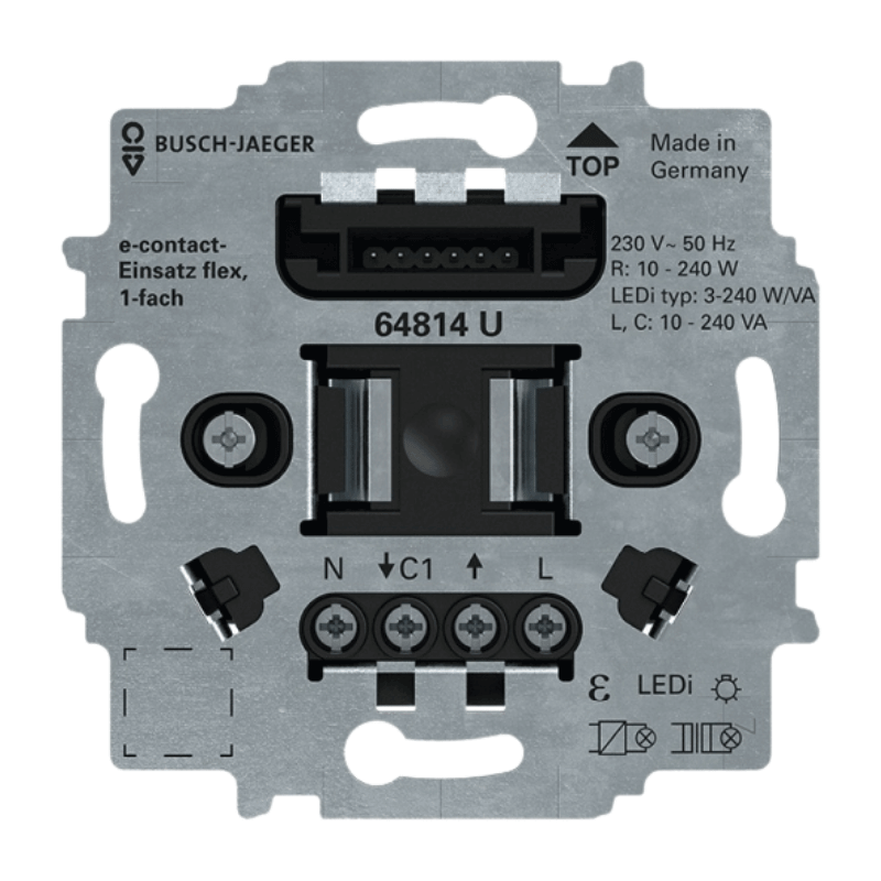 Busch-Jaeger 64814U e-Contact – flexTronics, 1-fach