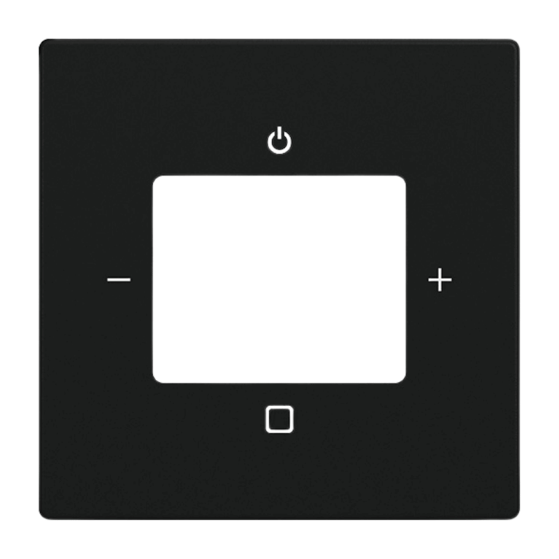 Busch-Jaeger 8252-885-101 UP-Radioabdeckung – Future, schwarz matt