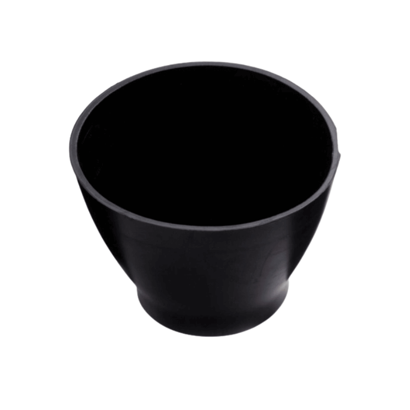 Cimco 140306 Gipsmulde rund – 125x90 mm, Weichgummi, schwarz