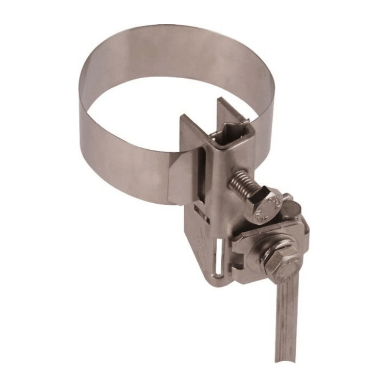 Dehn 540100 Antennen-Bandrohrschelle – Niro, 27-165 mm