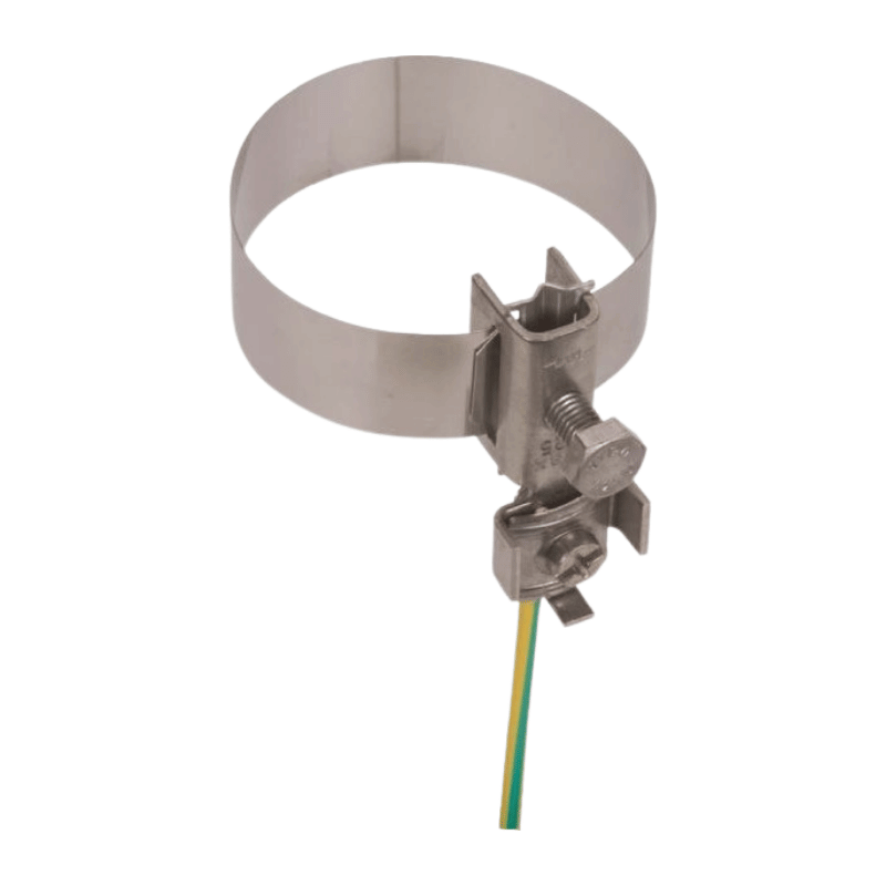 Dehn 540912 Erdungsbandrohrschelle – V2A, 27-165 mm