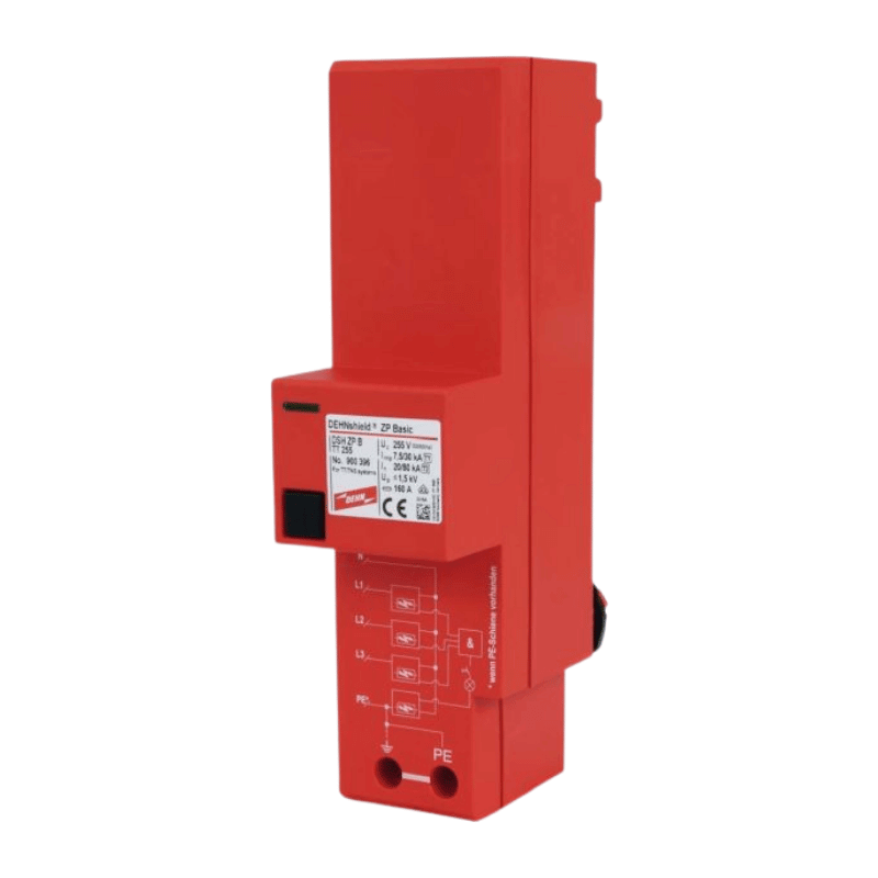 Dehn 900396 Kombi-Ableiter – DEHNshield, Typ 1+2, 4-polig, TT