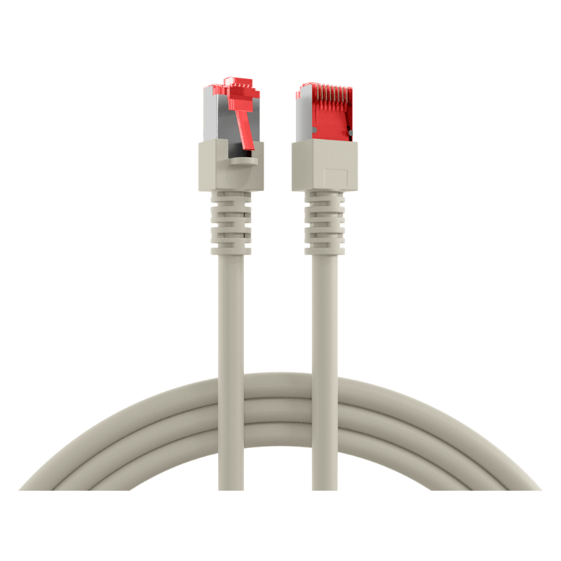 EFB K5510.0,25 Patchkabel 0,25 m – Cat.6, 2x RJ45, halogenfrei, Grau